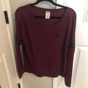 Maroon red long sleeve